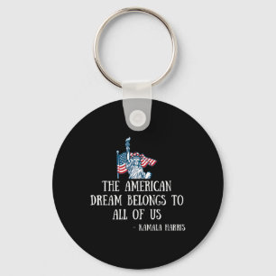 Dream Madam VP Harris Quote Biden Inauguratie 202 Sleutelhanger