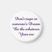 Dream magnet pin button (Voorkant)