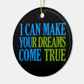 Dream Maker ornament, aanpasbaar Keramisch Ornament (Links)