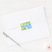 Dream Maker-stickers Vierkante Sticker (Envelop)