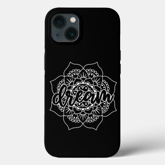 Dream Mandala in White Case-Mate iPhone Case (Achterkant)