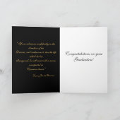 Dream Masquerade Blue Afstuderen Kaart (Binnen)