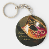 Dream Masquerade Mask Inspirerend Sleutelhanger (Voorkant)