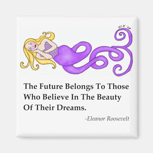 Dream-Mer Mermaid Magneet (Voorkant)