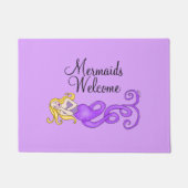 Dream Mermaid - Mermaids Welkom Deurmat (Voorkant)