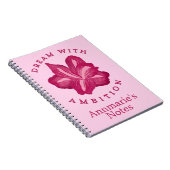 Dream met citaat voor ambitie notitieboek (Rechterzijde)