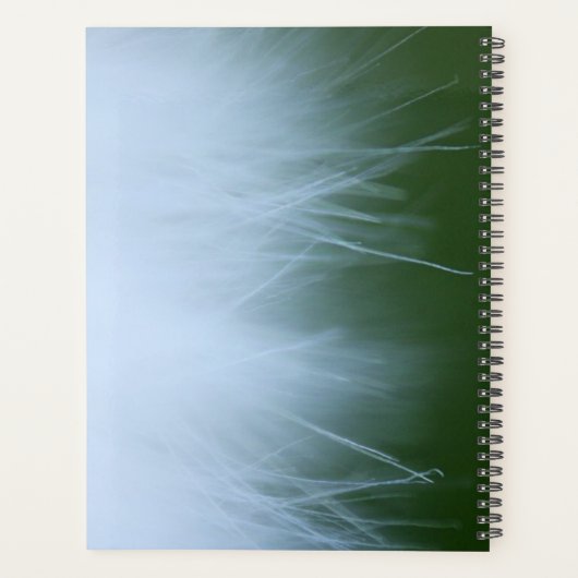 "Dream" met Wispy Dandelion Fluff Achtergrond Planner (Achterkant)