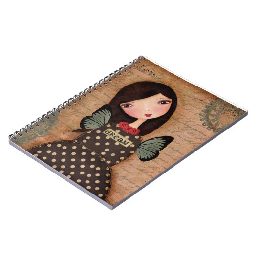 Dream Mixed Media Art Notebook Journal Notitieboek (Linkerzijde)