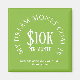  Dream Money Financial Goal Magneet