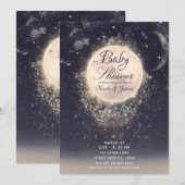 Dream Moon Magic Cosmic Sparkles Baby shower Kaart (Voorkant / Achterkant)
