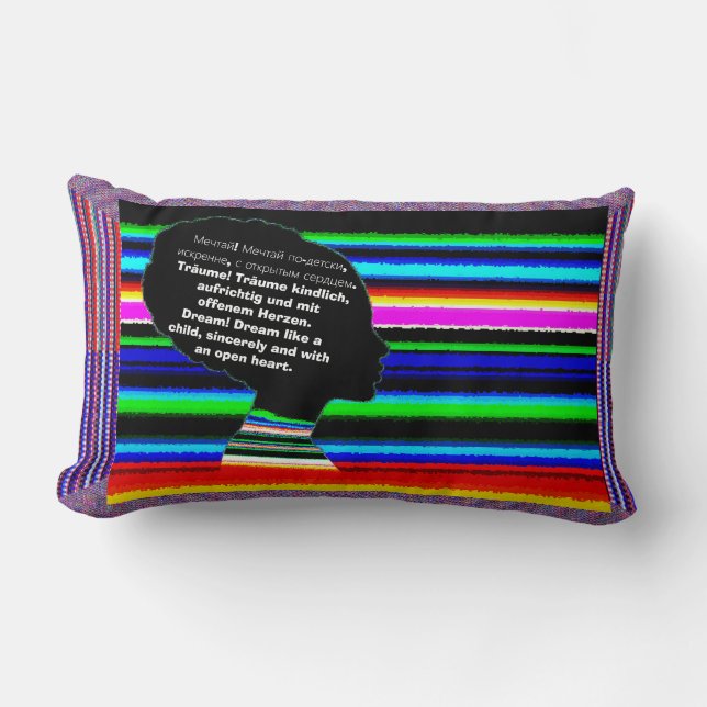 Dream Multilingual Pillow Kussen (Voorkant)
