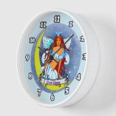 Dream Night Moon feeënklok Ronde Klok (Hoek)