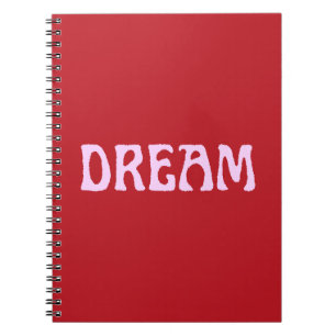 Dream Notitieboek in rood en roze