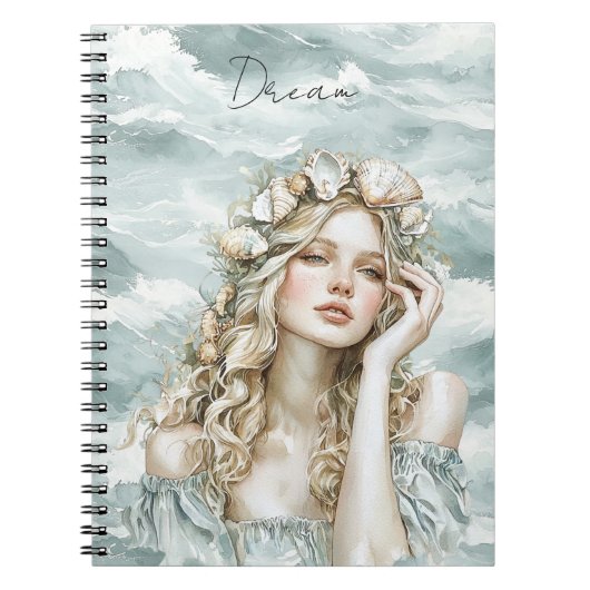 Dream Ocean Lady Notitieboek (Voorkant)
