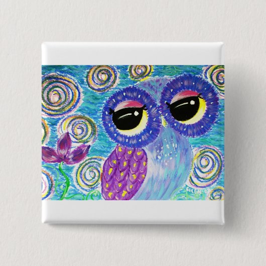 Dream Odyssey Vierkante Button 5,1 Cm (Voorkant)