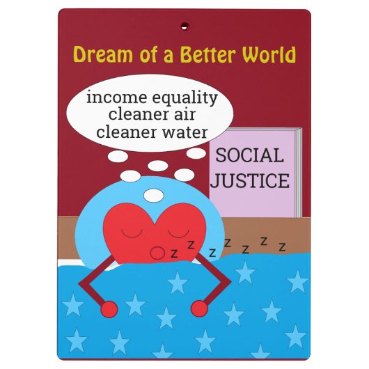 Dream of a Better World Klembord (Achterkant)