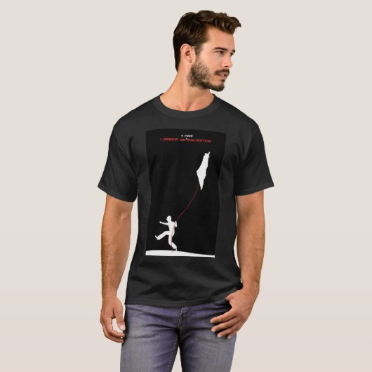 Dream of a Free Palestine T-shirt (Voorkant volledig)