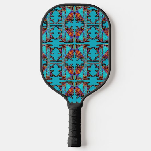 Dream of Butterflies Emblem Pickleball Paddle (Achterkant)