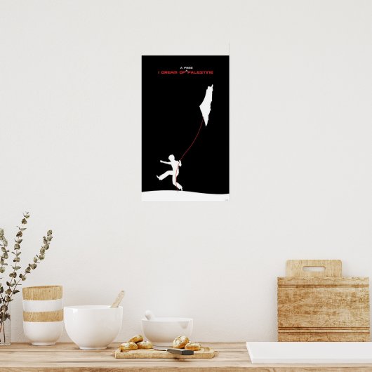 Dream of Free Palestine Poster (Keuken)