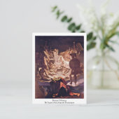 Dream of Ossian van Ingres Jean Auguste Dominique Briefkaart (Staand voorkant)