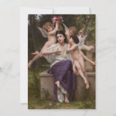 Dream of Spring, Rêve de Printemps van Bouguereau (Voorkant)