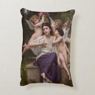 Dream of Spring, Rêve de Printemps van Bouguereau Accent Kussen