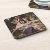 Dream of Spring, Rêve de Printemps van Bouguereau Bier Onderzetter (Linkerzijde)