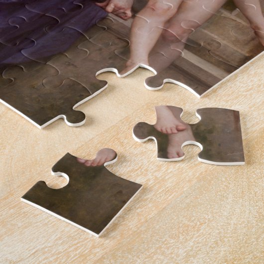 Dream of Spring, Rêve de Printemps van Bouguereau Legpuzzel (Zijkant)