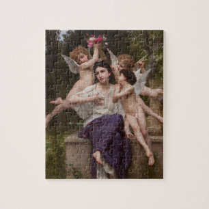 Dream of Spring, Rêve de Printemps van Bouguereau Legpuzzel