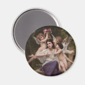 Dream of Spring, Rêve de Printemps van Bouguereau Magneet (Voorkant / Achterkant)