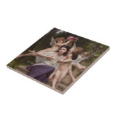 Dream of Spring, Rêve de Printemps van Bouguereau Tegeltje (Zijkant)