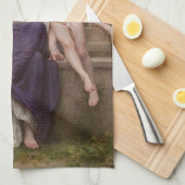 Dream of Spring, Rêve de Printemps van Bouguereau Theedoek (Quarter Fold)