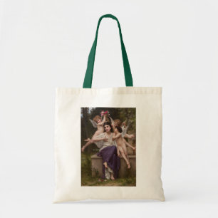 Dream of Spring, Rêve de Printemps van Bouguereau Tote Bag