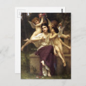 Dream of Spring van William-Adolphe Bouguereau Briefkaart (Voorkant / Achterkant)