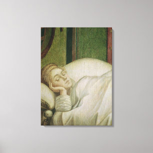 Dream of St. Ursula, 1495 Canvas Afdruk