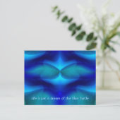 Dream of the Blue Turtle Briefkaart (Staand voorkant)