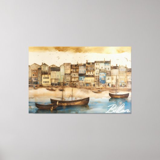 "Dream of the Butterfly", by artist Bella Catza Canvas Afdruk (Voorkant)