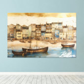 "Dream of the Butterfly", by artist Bella Catza Canvas Afdruk (Insitu (Houten vloer))