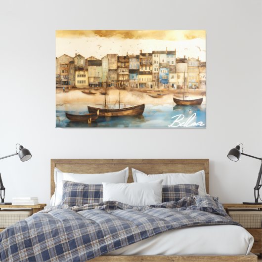 "Dream of the Butterfly", by artist Bella Catza Canvas Afdruk (Insitu (Slaapkamer))