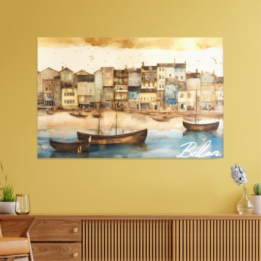 "Dream of the Butterfly", by artist Bella Catza Canvas Afdruk (Insitu (Woonkamer))