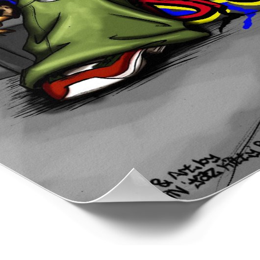 'Dream of the Dragon'-Poster Poster (Hoek)