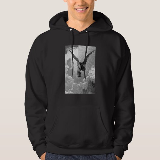 Dream of the Eagle Gustave Dore Romanticism Art Hoodie (Voorkant)