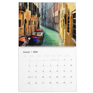 DREAM OF VENICE 2026 Calendar Kalender