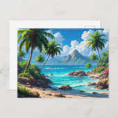 Dream On, Tropical Paradise, Briefkaart (Voorkant / Achterkant)