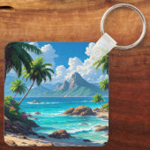 Dream On, Tropical Paradise, Sleutelhanger (Achterkant)