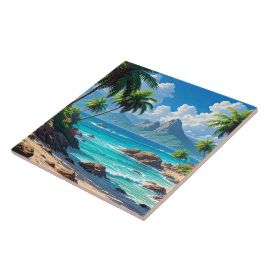 Dream On, Tropical Paradise, Tegeltje (Zijkant)