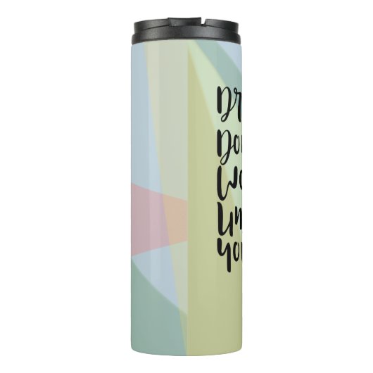 Dream on Tumbler Thermosbeker (Achterkant)