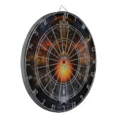 Dream Orb Fractal Art Dart Board Dartbord (Voorkant Links)