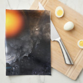 Dream Orb Fractal Art Kitchen Towel Theedoek (Quarter Fold)