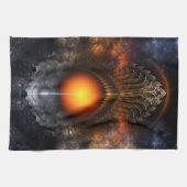Dream Orb Fractal Art Kitchen Towel Theedoek (Horizontaal)